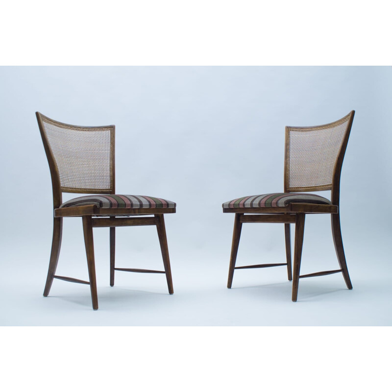 Pair of vintage wicker chairs, Germany 1950