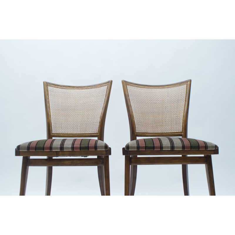 Pair of vintage wicker chairs, Germany 1950