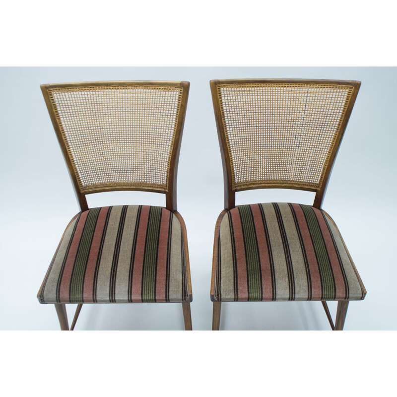 Pair of vintage wicker chairs, Germany 1950