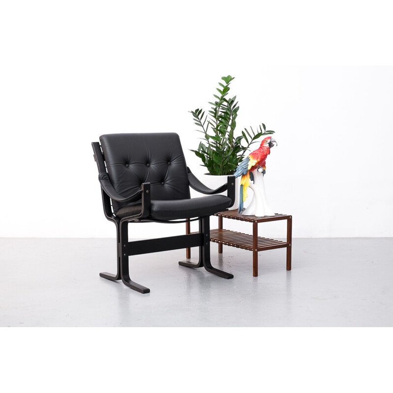 Vintage Safari armchair by Ingmar Relling for the Norwegian 1960s