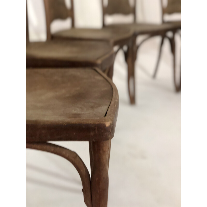 Suite of 5 vintage J.J Kohn chairs