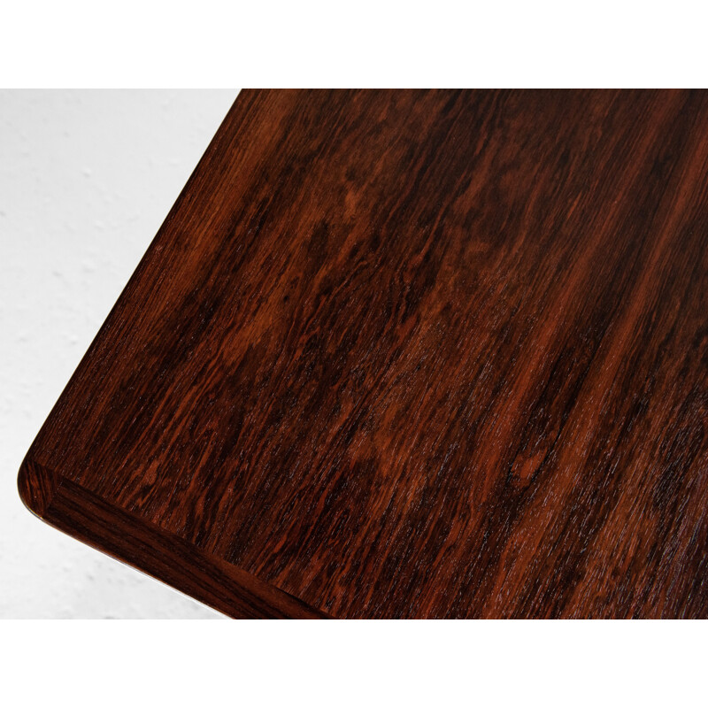 Vintage XL rectangular dining table in rosewood by Gudme Møbelfabrik Danish 1960s