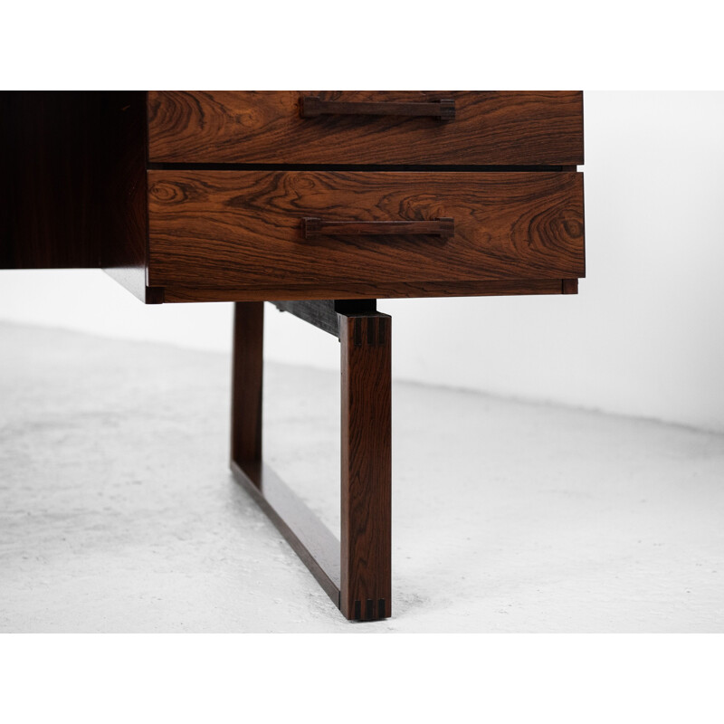 Bureau vintage palissandre par Henning Jensen & Torben Valeur pour Munch Møbler Danois 1960s