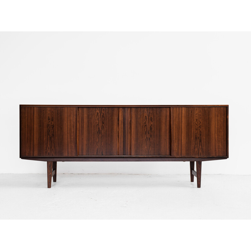 Midcentury sideboard in rosewood by EW Bach for Sejling Skabe Danish 1960s