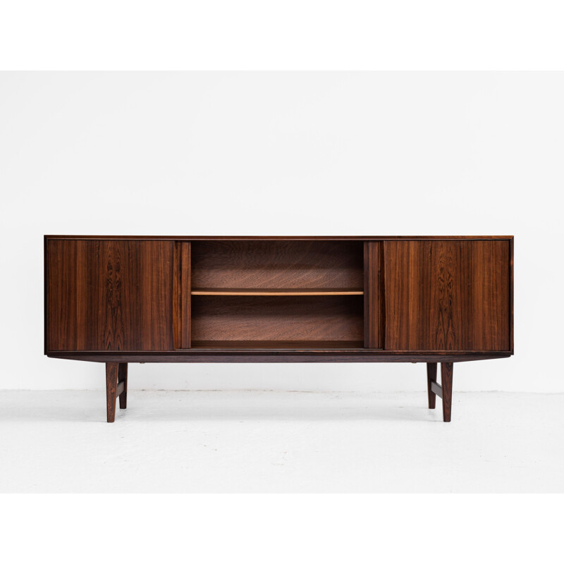 Midcentury sideboard in rosewood by EW Bach for Sejling Skabe Danish 1960s