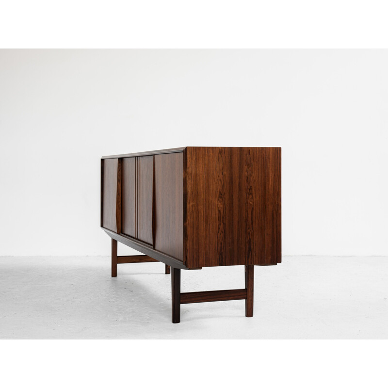 Midcentury sideboard in rosewood by EW Bach for Sejling Skabe Danish 1960s