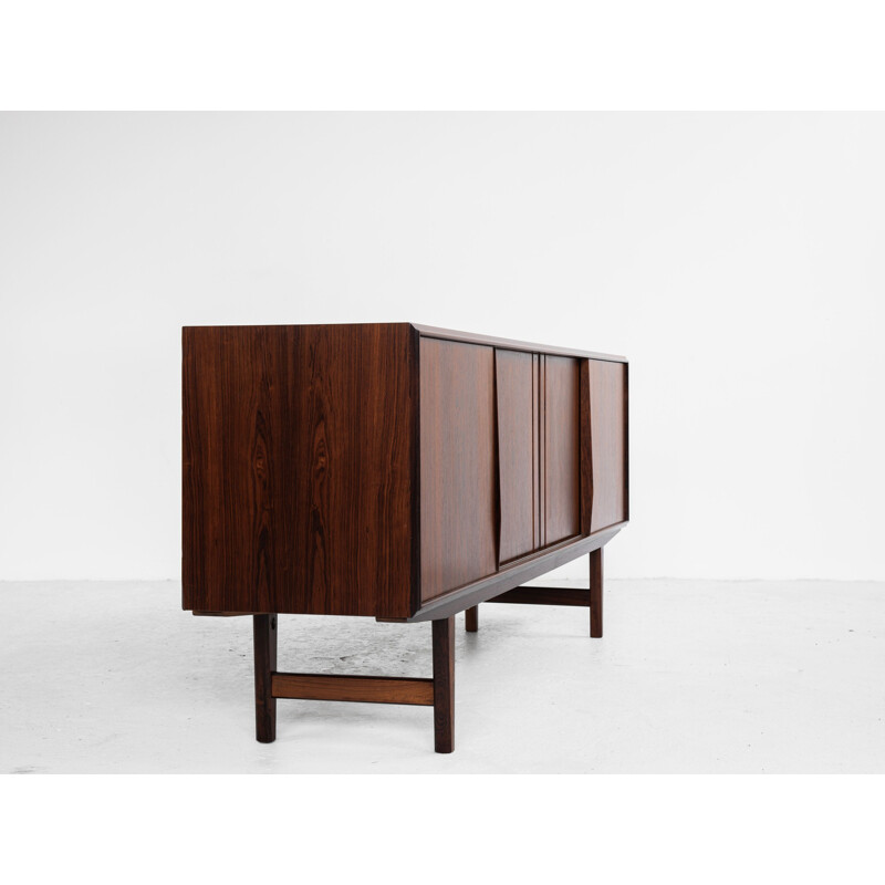 Midcentury sideboard in rosewood by EW Bach for Sejling Skabe Danish 1960s