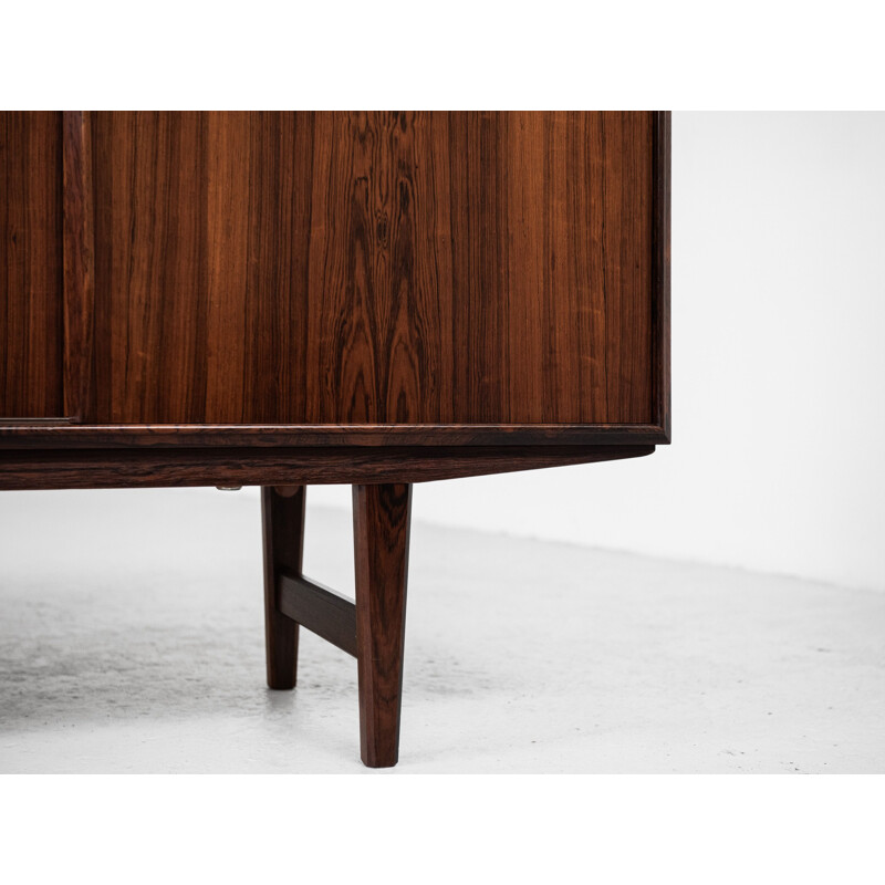 Midcentury sideboard in rosewood by EW Bach for Sejling Skabe Danish 1960s