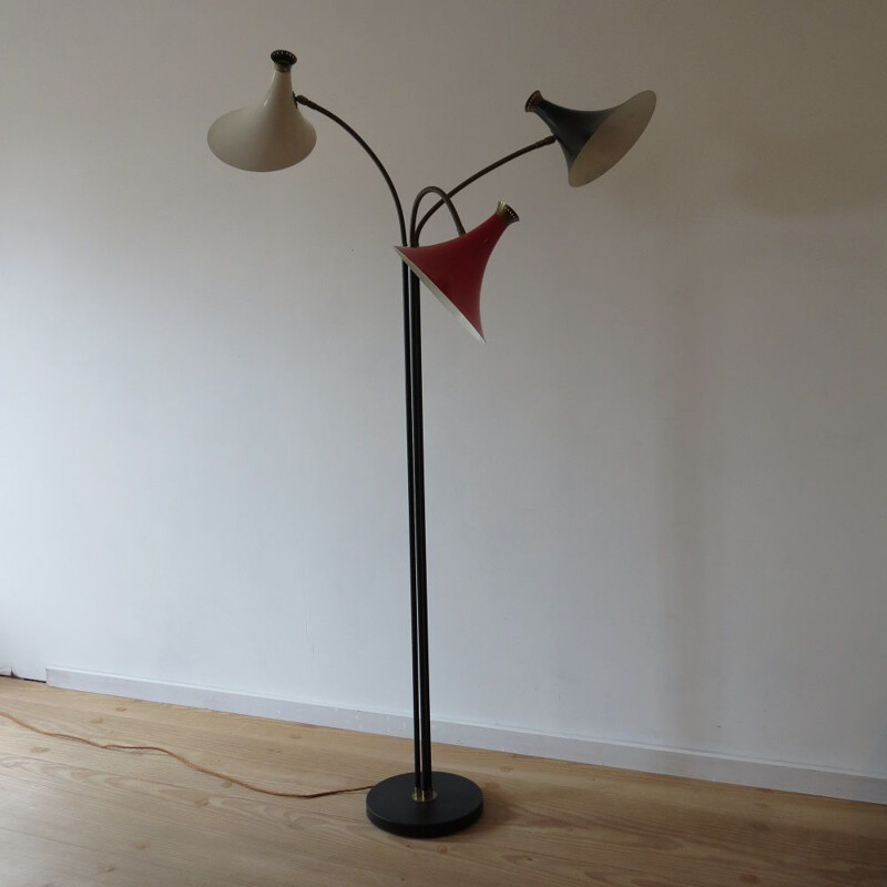 Vintage Floor Standard Lamp By Hiscock And Appleby 1950s
