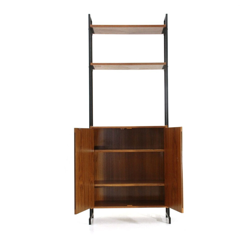Vintage Bookcase with storage compartment, 1960s