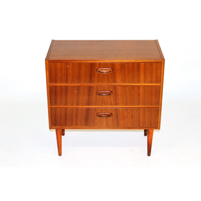 Vintage mahogany chest of drawers, Sweden 1960