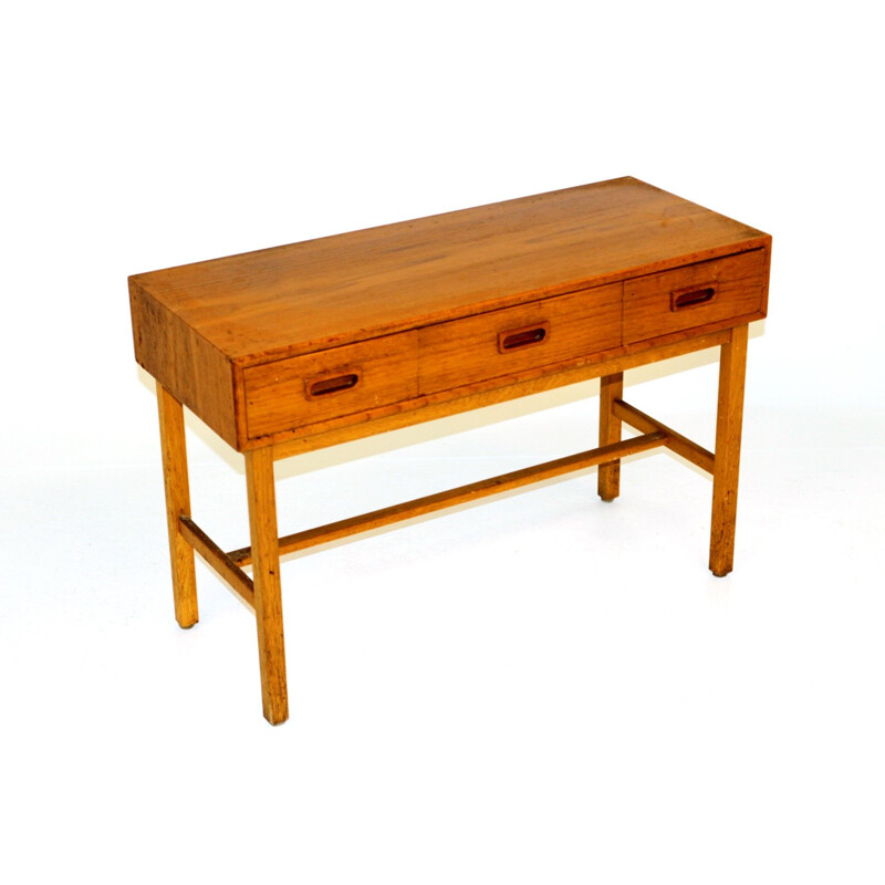 Vintage teak and oak console, Sweden 1960