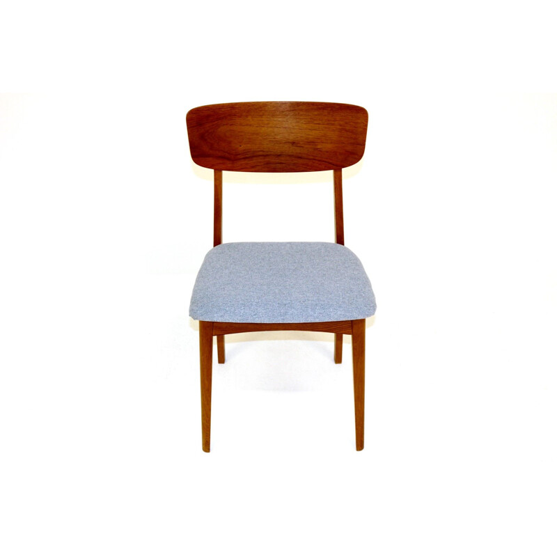 Set aus 5 Vintage-Stühlen aus Teakholz und Eiche, Dänemark, 1960
