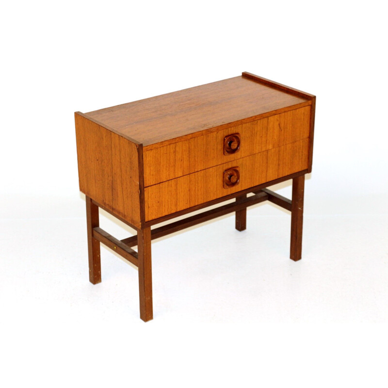 Vintage teak chest of drawers, Sweden 1960