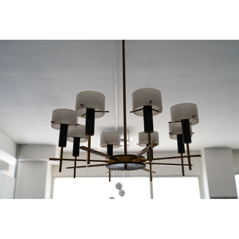 Vintage chandelier by Angelo Brotto for Esperia, Italian