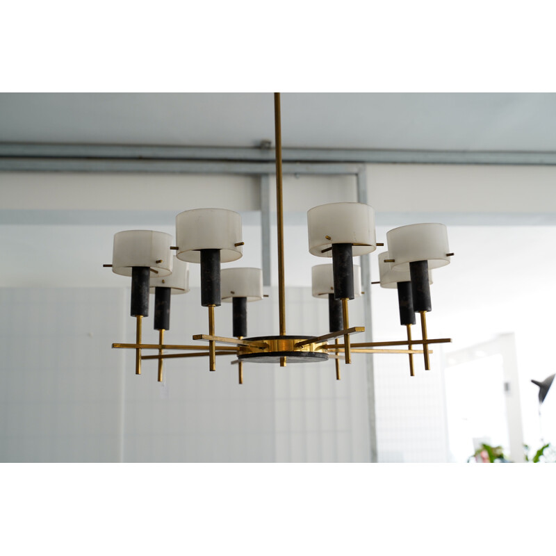 Vintage chandelier by Angelo Brotto for Esperia, Italian