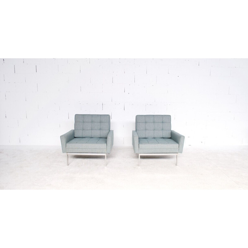 Pairs of vintage armchairs model 67 A, by Florence Knoll Internationnal 1966