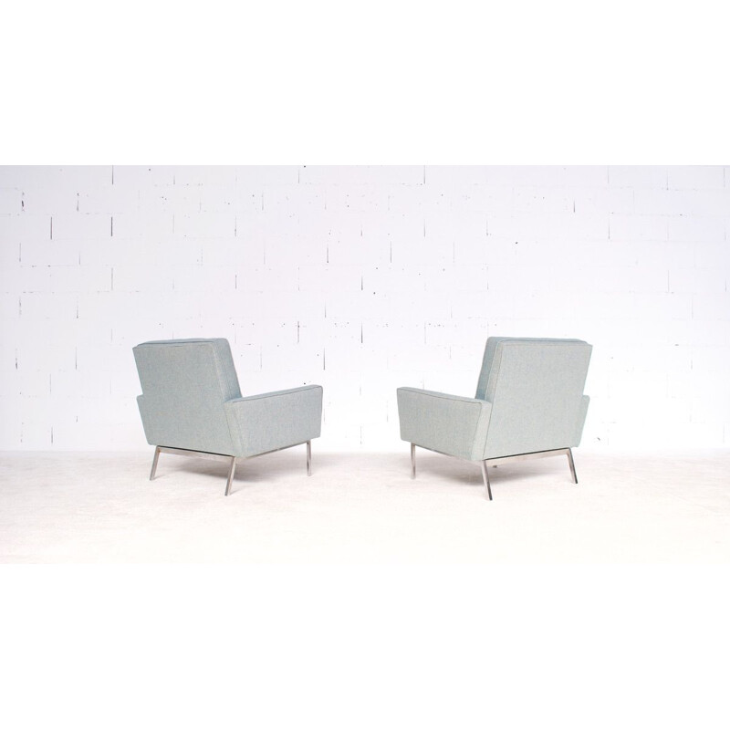 Pairs of vintage armchairs model 67 A, by Florence Knoll Internationnal 1966