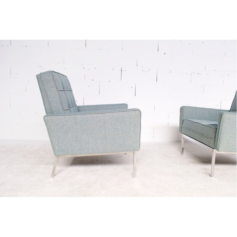 Pairs of vintage armchairs model 67 A, by Florence Knoll Internationnal 1966