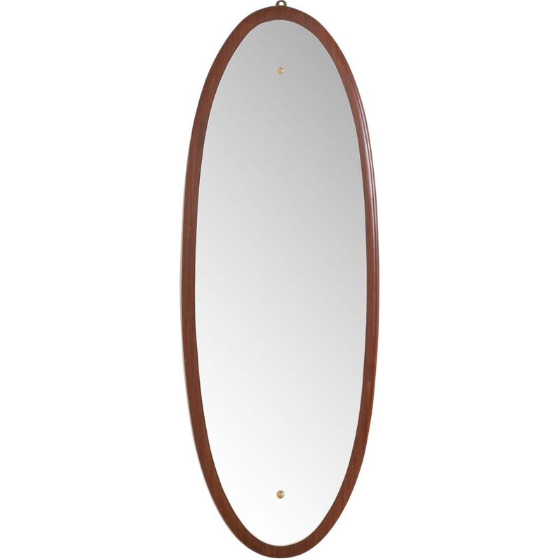 miroir vintage ovale