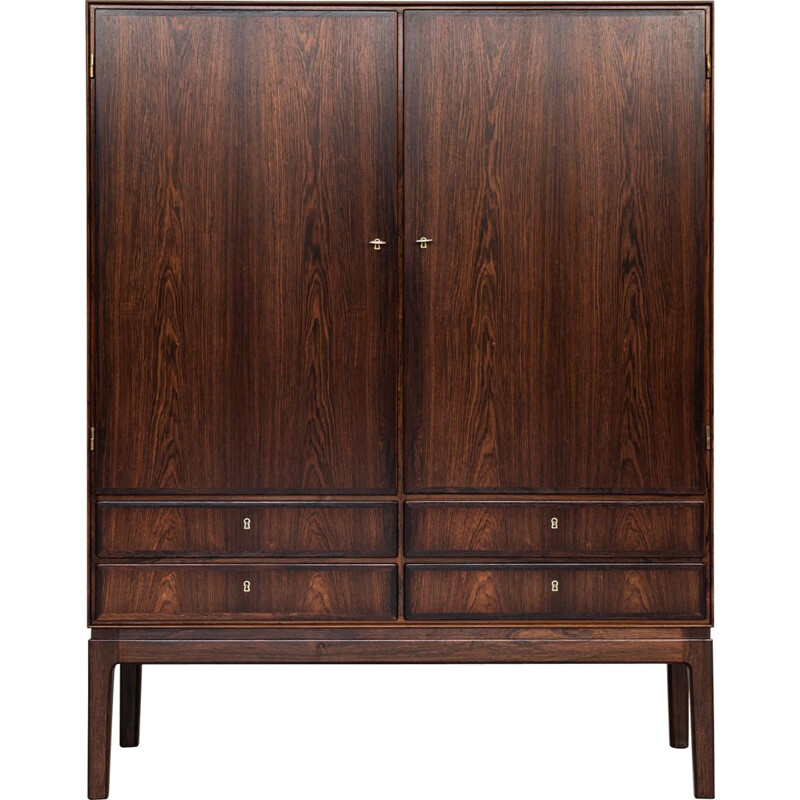 Midcentury cabinet in rosewood by Ole Wanscher for J.P. Jeppessen Danish 1960s