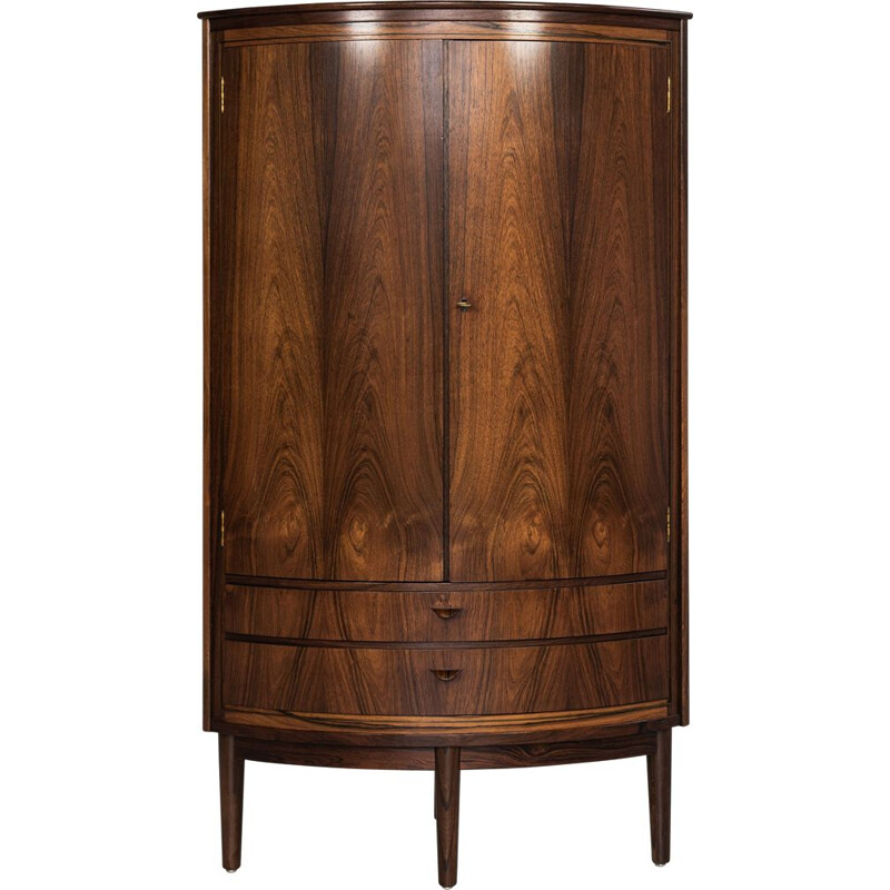 Midcentury corner cabinet in rosewood, Danemark, 1960s