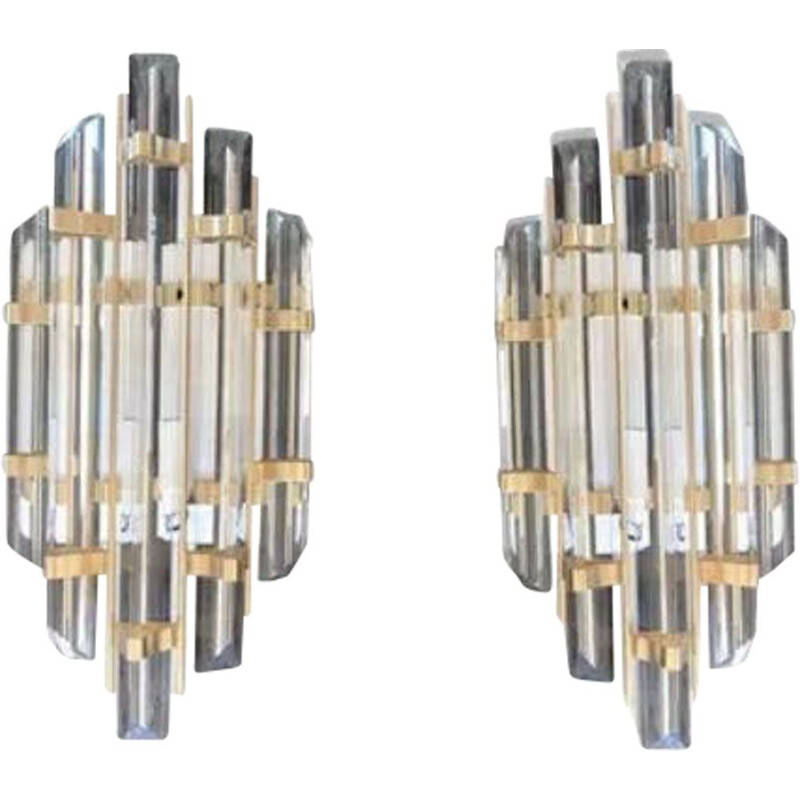 Pair of Venini vintage wall lights