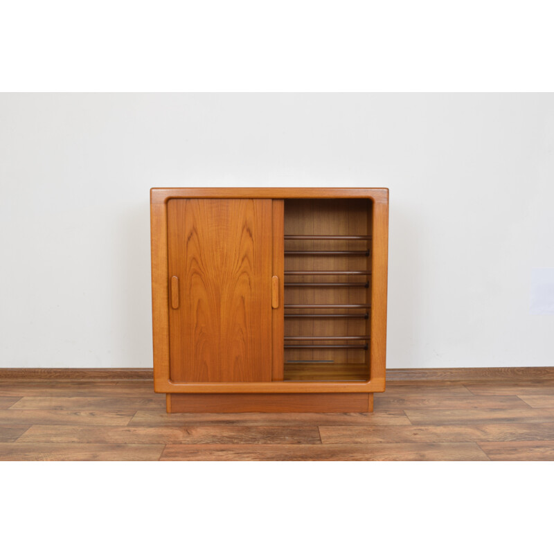 Vintage teak shoes cabinet from FC Silkeborg, Denmark, 1970s