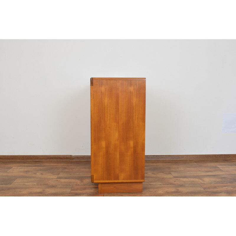 Vintage teak shoes cabinet from FC Silkeborg, Denmark, 1970s