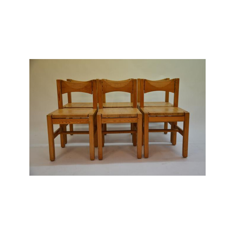 Set of 6 Scandinavian dining chairs, Ilmari TAPIOVAARA - 1960s