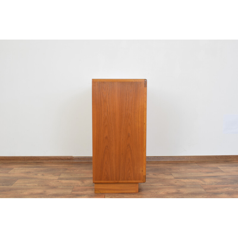 Vintage teak shoes cabinet from FC Silkeborg, Denmark, 1970s