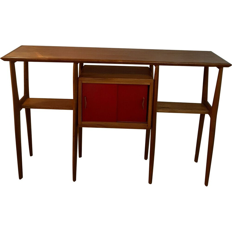 Large Vintage Console in Elm, Italy 1950