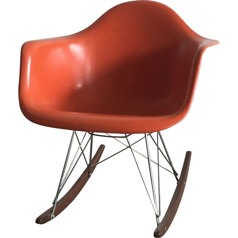 Rocking chair vintage RAR de Charles & Ray Eames