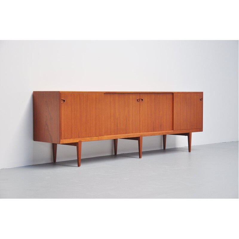 Vintage teak sideboard Henry Rosengren Hansen Denmark 1960