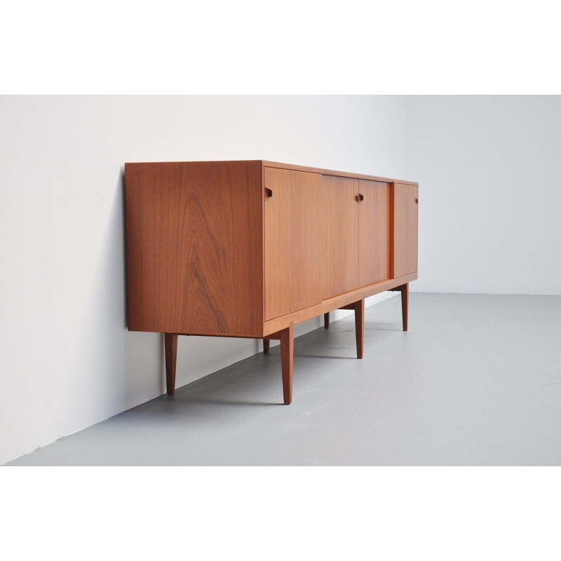 Vintage teak sideboard Henry Rosengren Hansen Denmark 1960