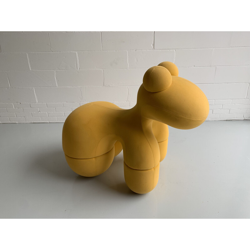 Vintage chairsculpture yellow "Pony" by Eero Aarnio 2004