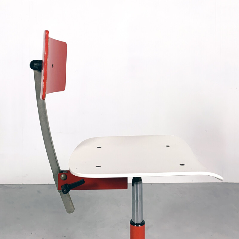 Vintage Teens Desk chair by Anna Anselmi for Bieffeplast, 1980s