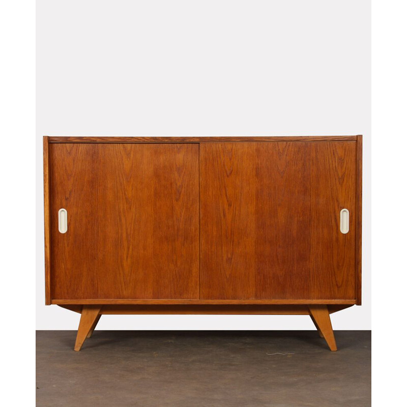 Vintage oak chest of drawers, model U-452, by Jiri Jiroutek for Interier Praha, 1960