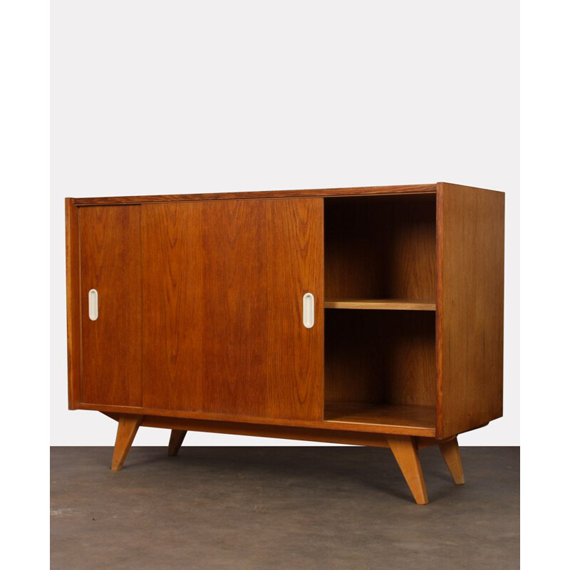 Vintage oak chest of drawers, model U-452, by Jiri Jiroutek for Interier Praha, 1960