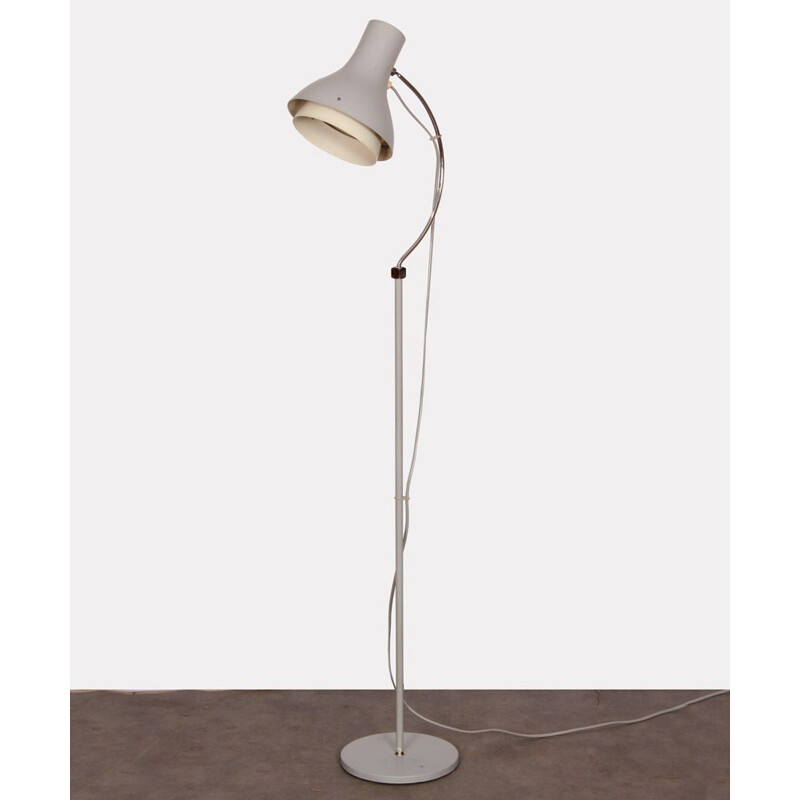 Vintage metal floor lamp by Josef Hurka for Napako, 1960