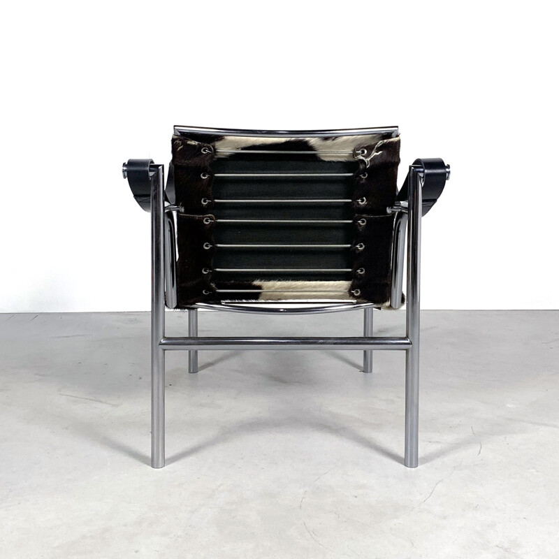 Vintage Cow Hide LC1 Armchair by Le Corbusier for Cassina, 1970s