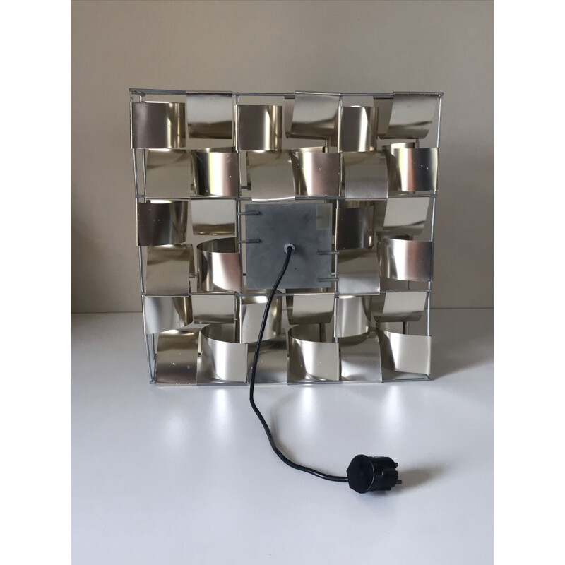 Vintage atlas wall lamp Max Sauze 1970 