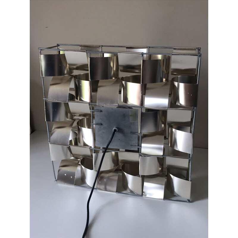 Vintage atlas wall lamp Max Sauze 1970 