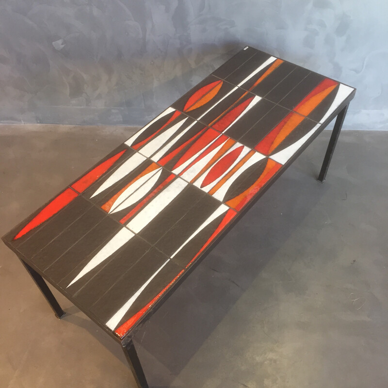 Coffee table in ceramic, Roger CAPRON - 1950s