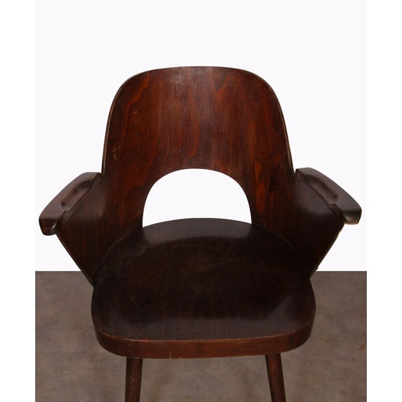 Vintage armchair by Lubomir Hofmann and Ton, 1960