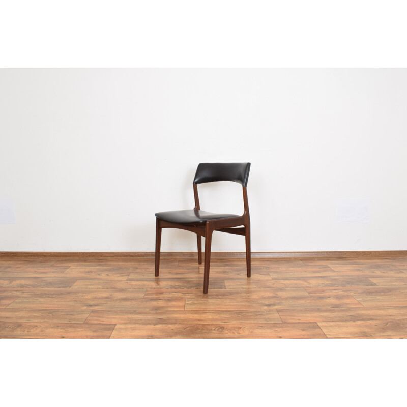 4 Vintage teak chairs from Mahjongg Vlaardingen, 1950