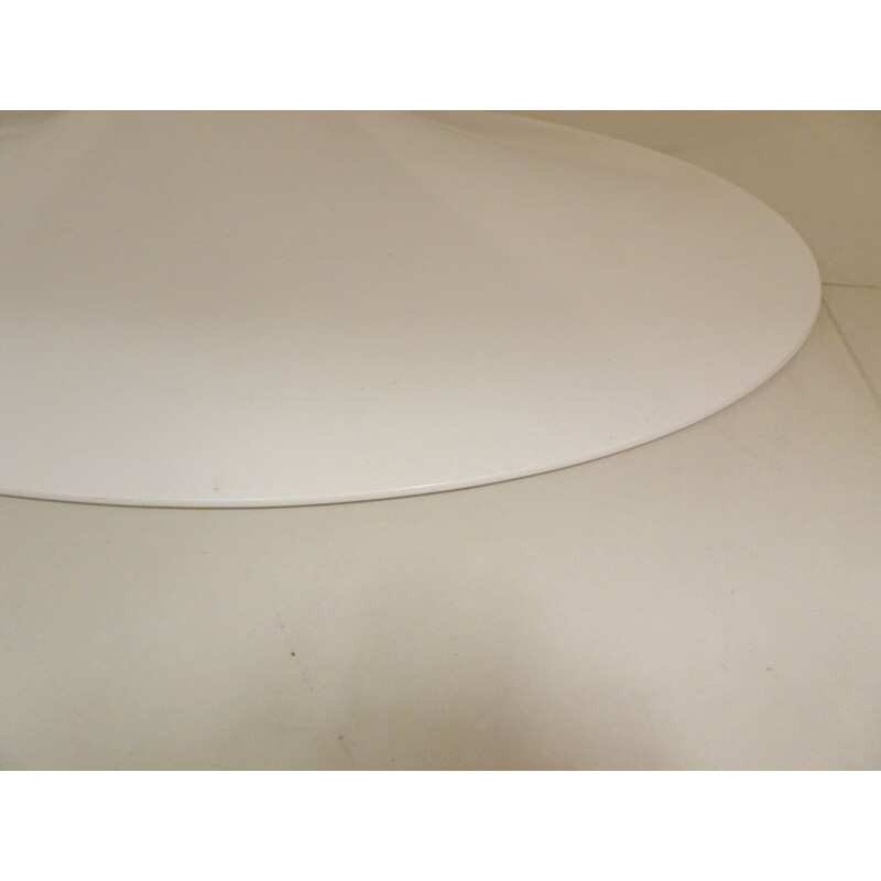 Vintage Knoll saarinen oval marble table 