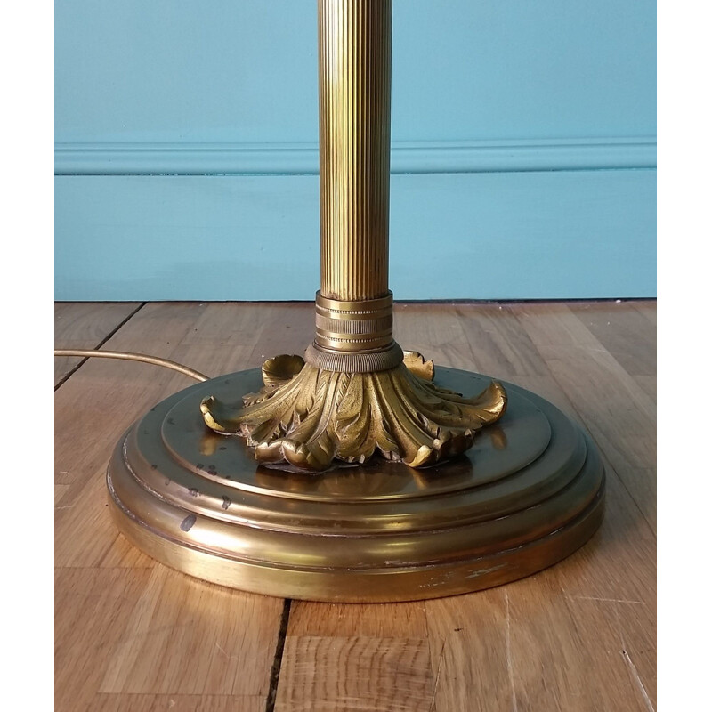 Mid century brass uplighter 1950