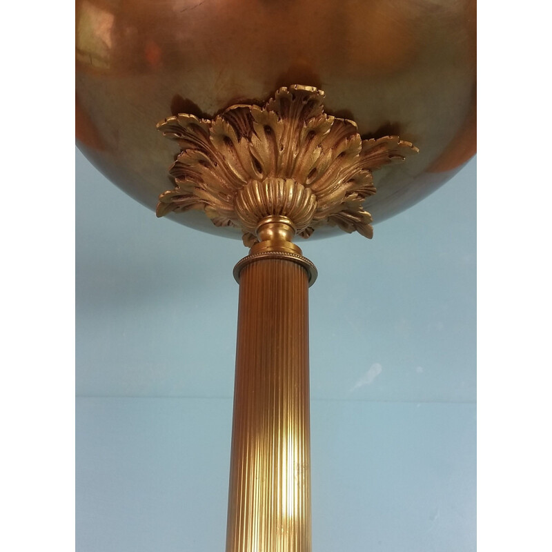 Mid century brass uplighter 1950