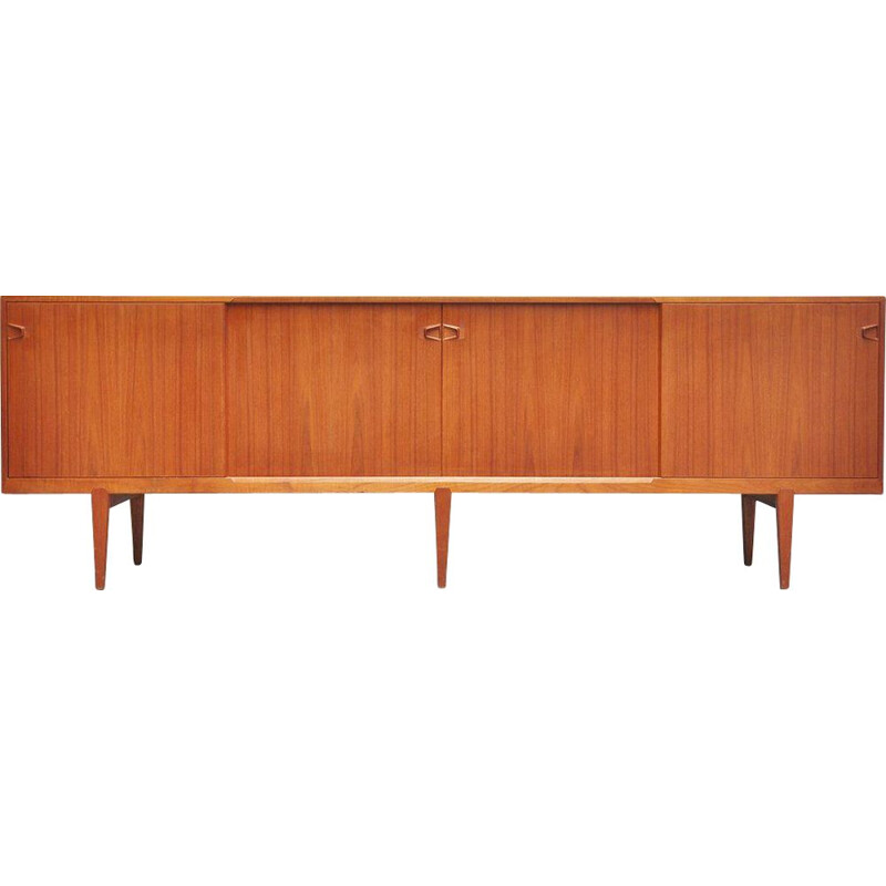 Vintage teak sideboard Henry Rosengren Hansen Denmark 1960